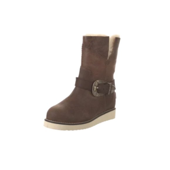 Australia Luxe Collective Nubuck Distressed Accents Moto Boots - Picture 2 of 5